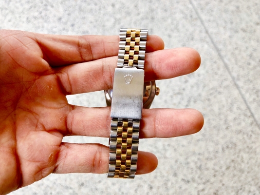 (ปิดการขาย) Rolex Datejust 36mm. IVORY Roman Dial Model: 16233 Serial/Year: 1989-1990