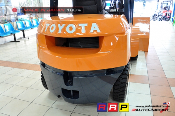 ขายรถโฟล์คลิฟท์มือสอง TOYOTA รุ่น 7FD25-26974 นำเข้าจากประเทศญี่ปุ่น 100\% ไม่เคยใช้งานในไทย ขายรถโฟล์คลิฟท์มือสอง TOYOTA รุ่น 7FD25-26974 นำเข้าจากประเทศญี่ปุ่น 100\% ไม่เคยใช้งานในไทย