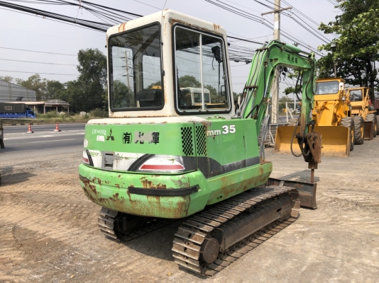 ขาย รถแม็คโคร MITSUBISHI MM35 พร้อมหัวกระแทก พร้อมใช้งาน นำเข้าเองจากประเทศญี่ปุ่น ติดต่อ 063-9316985 ID LINE : 0639316985 ครับ