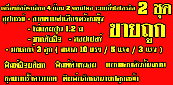 ขายเครื่องอัดอิฐบล็อค พิมพ์ แบบรั่วคาวบอย แบบขอบคันกั้นถนน