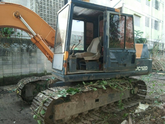 ขายรถแบคโฮ KOMATSU PC120-3 บูมอาร์มยาวพิเศษ ราคา 350000
