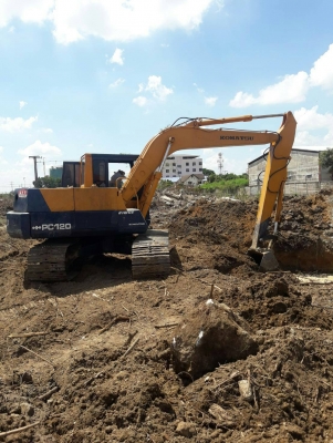 มี VDO ให้ชม. KOMATSU PC120-3 บูมอาร์มยาวพิเศษ ราคา 350000 มี VDO ให้ชม. KOMATSU PC120-3 บูมอาร์มยาวพิเศษ ราคา 350000
