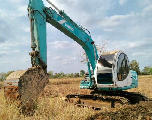 KOBELCO MARK 5 SK 100 รถบอดี้สวยเดิมๆ ไฟฟ้าครบ ภายในเก๋งแอร์เย็น ภายนอกบูมอาร์มสวย ช่วงล่างแน่นพร้อมใช้งาน