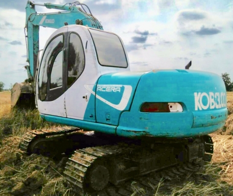 KOBELCO MARK 5 SK 100 รถบอดี้สวยเดิมๆ ไฟฟ้าครบ ภายในเก๋งแอร์เย็น ภายนอกบูมอาร์มสวย ช่วงล่างแน่นพร้อมใช้งาน
