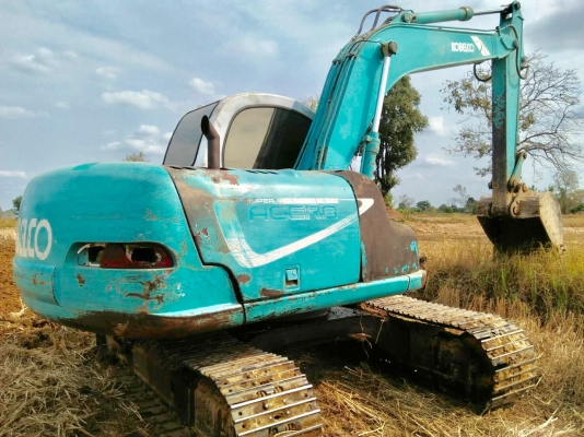 KOBELCO MARK 5 SK 100 รถบอดี้สวยเดิมๆ ไฟฟ้าครบ ภายในเก๋งแอร์เย็น ภายนอกบูมอาร์มสวย ช่วงล่างแน่นพร้อมใช้งาน