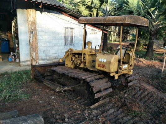 มี VDO ให้ชม.KOMATSU D20PL-3 ใบแทรคกว้าง 70 ซม.สไลด์ใบมีดได้ ราคา 99000