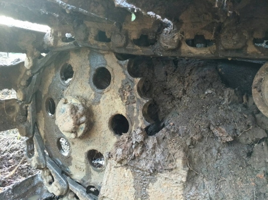 มี VDO ให้ชม.KOMATSU D20PL-3 ใบแทรคกว้าง 70 ซม.สไลด์ใบมีดได้ ราคา 99000