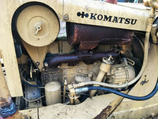 มี VDO ให้ชม.KOMATSU D20PL-3 ใบแทรคกว้าง 70 ซม.สไลด์ใบมีดได้ ราคา 99000