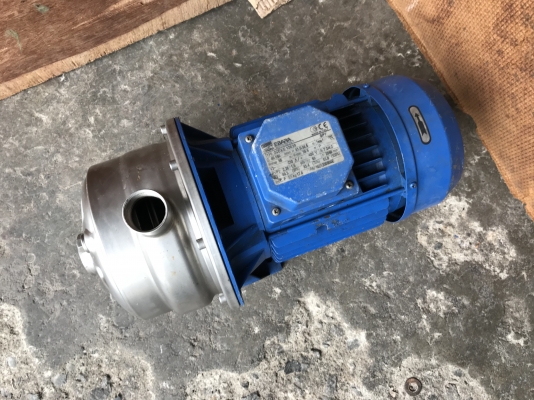 ขายปั๊มน้ำหอยโข่งหัวสแตนเลส 2ใบพัด Ebara 2HP. 380V Made in Italy สภาพสวย หมุนนิ่ม พร้อมใช้งาน
