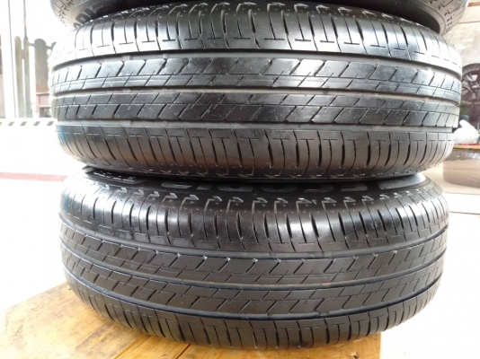 ล้อแม็กเก๋งนิสสัน ขอบ15 4รู100 พร้อมยาง ชุด 4ล้อ