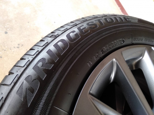 ล้อแม็กเก๋งนิสสัน ขอบ15 4รู100 พร้อมยาง ชุด 4ล้อ