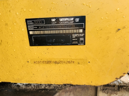 ขายCAT320D ใช้งาน 17,000ชม . สเปคญี่ปุ่นมีตัวปรับคอนโทรล รถสวยพร้อมใช้งาน เอกสารเล่มทะเบียน