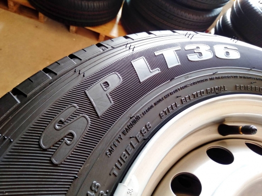 ล้อกระทะถอดป้ายแดงอีซูซุ ขอบ15 6รู139.7 พร้อมยาง