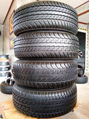 ล้อแม็กโตโยต้า ถอดป้ายแดง ขอบ17 6รู139.7 พร้อมยาง