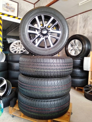 ล้อแม็กอีซูซุ สเตลท์ ถอดป้ายแดง ขอบ17 6รู139.7 พร้อมยาง