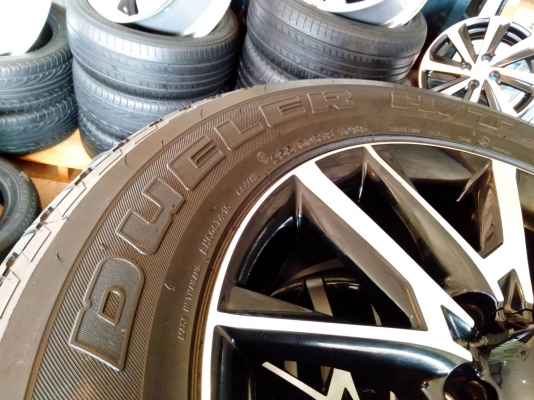 ล้อแม็กอีซูซุ สเตลท์ ถอดป้ายแดง ขอบ17 6รู139.7 พร้อมยาง