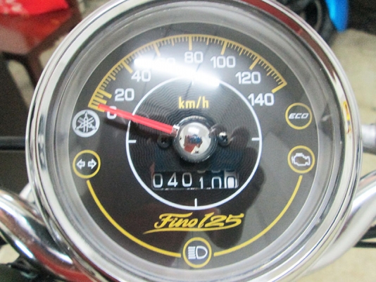 (โอนฟรี) ขาย Yamaha New Fino 125I ตัว TOP ล้อแม้ก ไมล์แท้ 4010 กม รถหัวฉีดประหยัดน้ำมัน
