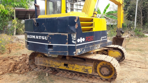 ขาย แบคโฮ KOMATSU PC60-3 สภาพดีพร้อมใช้งาน เครื่องดี ปั้มดี