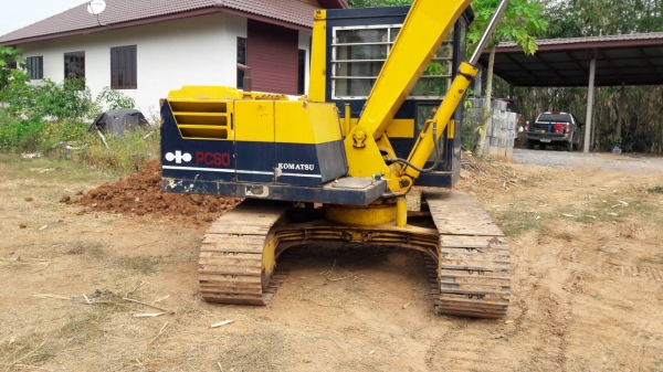 ขาย แบคโฮ KOMATSU PC60-3 สภาพดีพร้อมใช้งาน เครื่องดี ปั้มดี