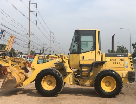 ขายรถตักล้อยาง KOMATSU WA100-3 นำเข้าเองจากญี่ปุ่น สภาพสวยพร้อมใช้