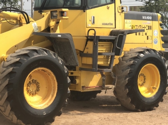 ขายรถตักล้อยาง KOMATSU WA100-3 นำเข้าเองจากญี่ปุ่น สภาพสวยพร้อมใช้