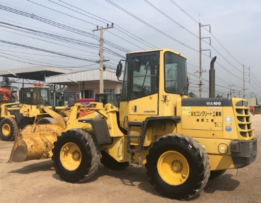 ขายรถตักล้อยาง KOMATSU WA100-3 นำเข้าเองจากญี่ปุ่น สภาพสวยพร้อมใช้