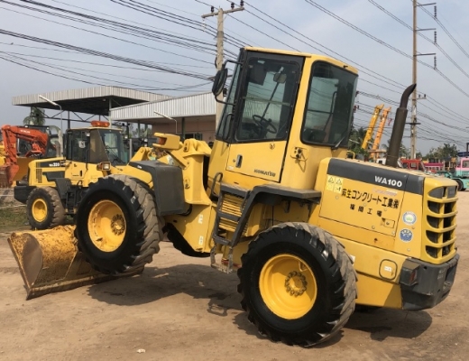 ขายรถตักล้อยาง KOMATSU WA100-3 นำเข้าเองจากญี่ปุ่น สภาพสวยพร้อมใช้