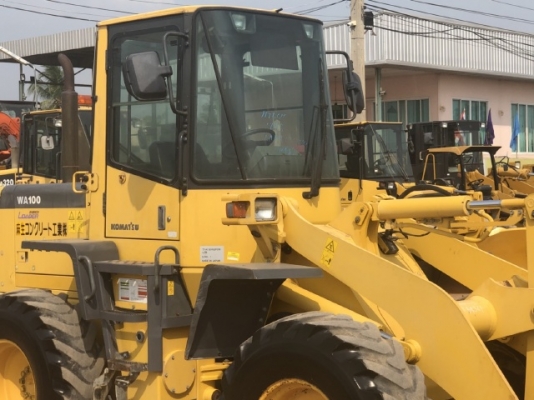 ขายรถตักล้อยาง KOMATSU WA100-3 นำเข้าเองจากญี่ปุ่น สภาพสวยพร้อมใช้
