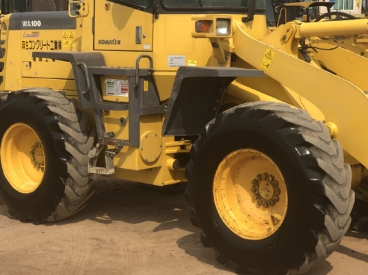 ขายรถตักล้อยาง KOMATSU WA100-3 นำเข้าเองจากญี่ปุ่น สภาพสวยพร้อมใช้