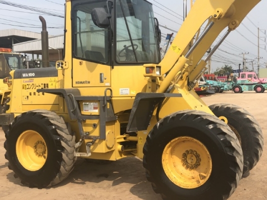 ขายรถตักล้อยาง KOMATSU WA100-3 นำเข้าเองจากญี่ปุ่น สภาพสวยพร้อมใช้