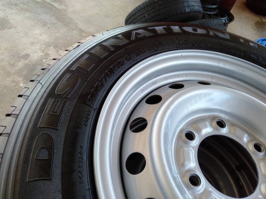 ล้อกระทะอีซูซุ ถอดป้ายแดง ขอบ15 6รู139.7 พร้อมยาง\% ไฟร์สโตน สวยๆ ชุด 4ล้อ ล้อกระทะอีซูซุ ถอดป้ายแดง ขอบ15 6รู139.7 พร้อมยาง\% ไฟร์สโตน สวยๆ ชุด 4ล้อ