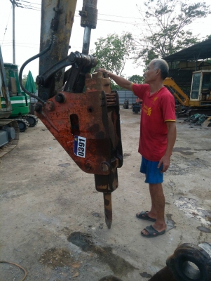 หัวกระแทก NPK E205 ของเก่านอกนำเข้า ยังไม่เคยใช้งานในไทย สภาพดี พร้อมใช้งาน มี VDO การทำงานให้ชม