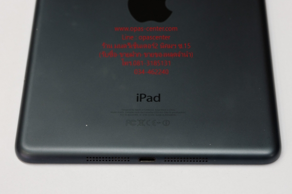 **ลดราคา**ipad mini 16 GB ใส่ซิมได้ สีดำ A1455 สภาพใหม่ จอติดฟีล์มแล้ว มีที่ชาร์ท ปลอก ส่งฟรี