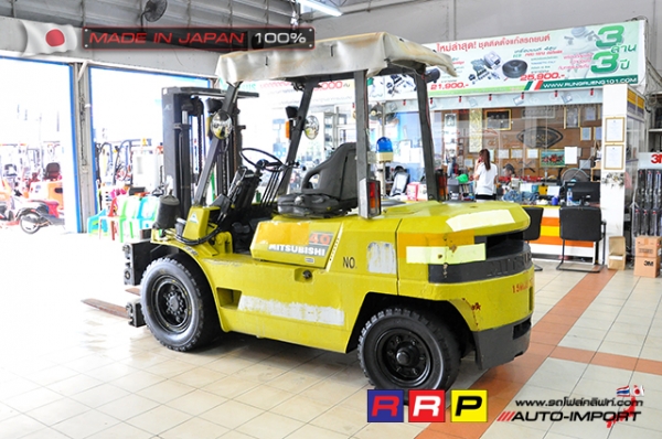 ขายรถโฟล์คลิฟท์มือสอง MITSUBISHI รุ่น FD40-F19A-51938 นำเข้าจากประเทศญี่ปุ่น 100\% ไม่เคยใช้งานในไทย