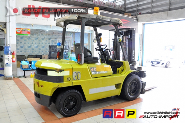 ขายรถโฟล์คลิฟท์มือสอง MITSUBISHI รุ่น FD40-F19A-51938 นำเข้าจากประเทศญี่ปุ่น 100\% ไม่เคยใช้งานในไทย