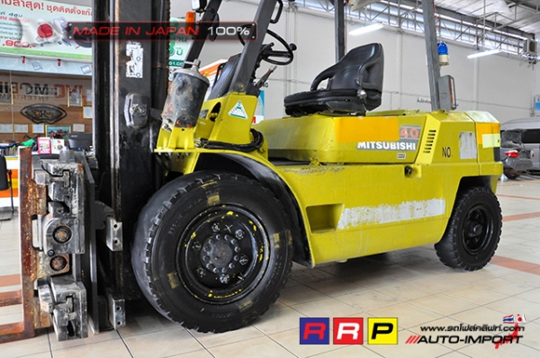 ขายรถโฟล์คลิฟท์มือสอง MITSUBISHI รุ่น FD40-F19A-51938 นำเข้าจากประเทศญี่ปุ่น 100\% ไม่เคยใช้งานในไทย