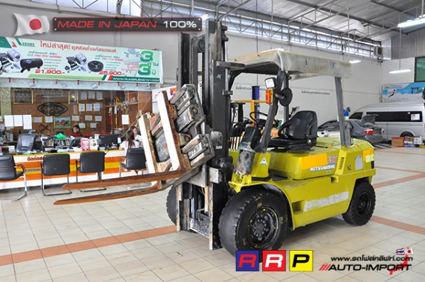 ขายรถโฟล์คลิฟท์มือสอง MITSUBISHI รุ่น FD40-F19A-51938 นำเข้าจากประเทศญี่ปุ่น 100\% ไม่เคยใช้งานในไทย