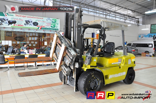 ขายรถโฟล์คลิฟท์มือสอง MITSUBISHI รุ่น FD40-F19A-51938 นำเข้าจากประเทศญี่ปุ่น 100\% ไม่เคยใช้งานในไทย