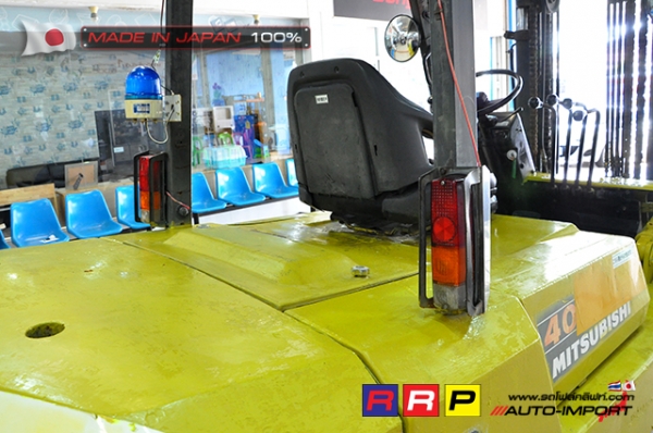ขายรถโฟล์คลิฟท์มือสอง MITSUBISHI รุ่น FD40-F19A-51938 นำเข้าจากประเทศญี่ปุ่น 100\% ไม่เคยใช้งานในไทย