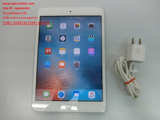ลดราคา-Ipad mini 16 GB ใส่ซิมได้ สีขาว A1455 สภาพใหม่ ส่งฟรี