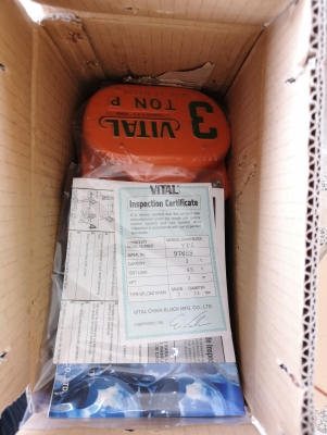 ขายรอกญี่ปุ่นสภาพใหม่ ยี่ห้อ VITAL รุ่น VP5.รับน้ำหนัก 3 ตัน