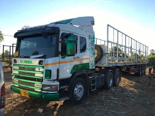 ขายหัวลาก scania 360 พร้อมหางพื้นเรียบ