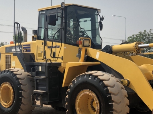 ขายรถตักล้อยาง KOMATSU WA380-5 นำเข้าเองจากญี่ปุ่น สภาพสวยพร้อมใช้ มีVDOการทำงานครับ