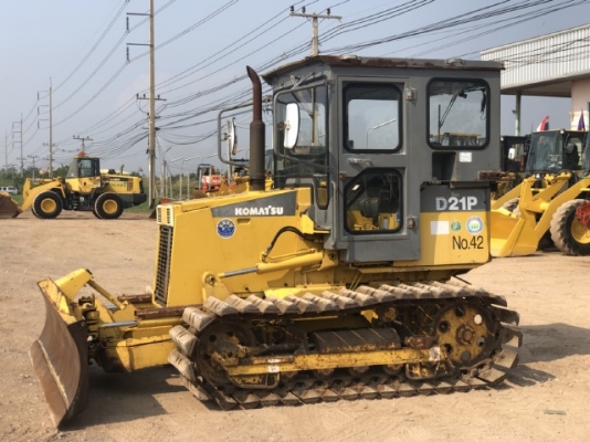 ขายรถดันดิน KOMATSU D21P-7E (4,XXX ชั่วโมง) นำเข้าเองจากญี่ปุ่น สภาพสวยพร้อมใช้ มีVDOการทำงานครับ
