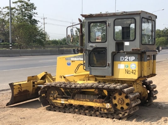 ขายรถดันดิน KOMATSU D21P-7E (4,XXX ชั่วโมง) นำเข้าเองจากญี่ปุ่น สภาพสวยพร้อมใช้ มีVDOการทำงานครับ