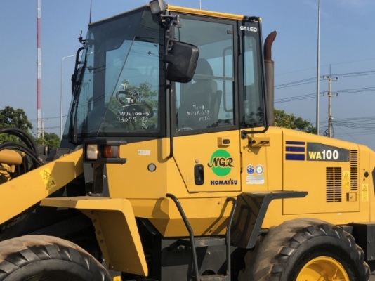 ขายรถตักล้อยาง KOMATSU WA100-5 แขนยาวพิเศษ นำเข้าเองจากญี่ปุ่น สภาพสวยพร้อมใช้ มีVDOการทำงานครับ