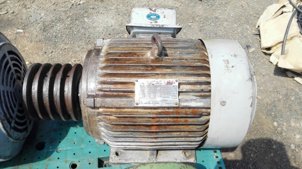 มอเตอร์ไฟฟ้ากำลัง Mitsubishi 15 HP 25 HP 4 POLE 1450 RPM 380V ลวดเดิมวิ่งนิ่มพร้อมใช้