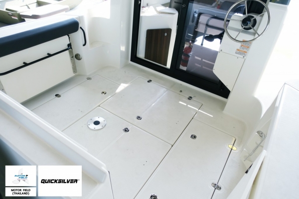จะออกตกปลาหรือออกไปพักผ่อนกับครอบครัวก็สบาย กับเรือ Quicksilver 675 Pilothouse Explorer