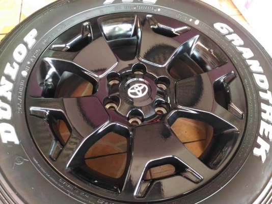 ล้อแม็ก Toyota Revo Rocco ขอบ18 ยาง Dunlop Grandtrek AT 265 60 18 ปี18 ถอดป้ายแดง ทั้งชุด 39,900.- เทิร์นได้ใส่ฟรี รับบัตร ส่งทั่วไทย ล้อแม็ก Toyota Revo Rocco ขอบ18 ยาง Dunlop Grandtrek AT 265 60 18 ปี18 ถอดป้ายแดง ทั้งชุด 39,900.- เทิร์นได้ใส่ฟรี รับบัตร ส่งทั่วไทย