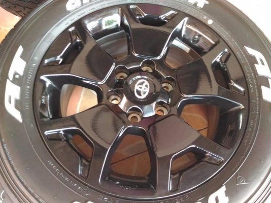 ล้อแม็ก Toyota Revo Rocco ขอบ18 ยาง Dunlop Grandtrek AT 265 60 18 ปี18 ถอดป้ายแดง ทั้งชุด 39,900.- เทิร์นได้ใส่ฟรี รับบัตร ส่งทั่วไทย ล้อแม็ก Toyota Revo Rocco ขอบ18 ยาง Dunlop Grandtrek AT 265 60 18 ปี18 ถอดป้ายแดง ทั้งชุด 39,900.- เทิร์นได้ใส่ฟรี รับบัตร ส่งทั่วไทย
